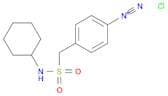 Benzenediazonium, 4-[[(cyclohexylamino)sulfonyl]methyl]-, chloride