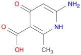 3-Pyridinecarboxylic acid, 6-amino-1,4-dihydro-2-methyl-4-oxo-