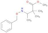 Butanoic acid, 2,2-dimethyl-3-[(phenylmethoxy)amino]-, methyl ester