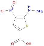 2-Thiophenecarboxylicacid, 5-hydrazinyl-4-nitro-