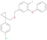 Benzene,4-[[[1-(4-chlorophenyl)cyclopropyl]methoxy]methyl]-1-fluoro-2-phenoxy-