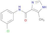 1H-Imidazole-4-carboxamide, N-(3-chlorophenyl)-5-methyl-