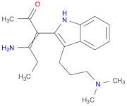 4-Amino-3-(3-(3-(dimethylamino)propyl)-1H-indol-2-yl)hex-3-en-2-one