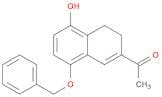 Ethanone, 1-[3,4-dihydro-5-hydroxy-8-(phenylmethoxy)-2-naphthalenyl]-