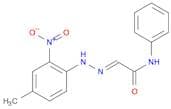 Acetamide, 2-[(4-methyl-2-nitrophenyl)hydrazono]-N-phenyl-, (E)-