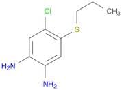 1,2-Benzenediamine, 4-chloro-5-(propylthio)-