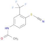 Thiocyanic acid, 4-(acetylamino)-2-(trifluoromethyl)phenyl ester