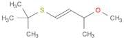 1-Butene, 1-[(1,1-dimethylethyl)thio]-3-methoxy-, (E)-