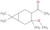 Ethanone, 1-(4-methoxy-4,7,7-trimethylbicyclo[4.1.0]hept-3-yl)-