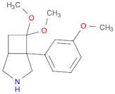 3-Azabicyclo[3.2.0]heptane, 7,7-dimethoxy-1-(3-methoxyphenyl)-