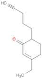 2-Cyclohexen-1-one, 3-ethyl-6-(4-pentynyl)-