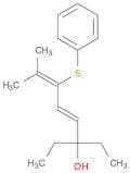 4,6-Octadien-3-ol, 3-ethyl-7-methyl-6-(phenylthio)-, (E)-