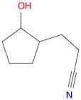 3-(2-Hydroxycyclopentyl)propanenitrile