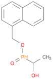 Phosphinic acid, (1-hydroxyethyl)-, 1-naphthalenylmethyl ester