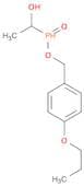 Phosphinic acid, (1-hydroxyethyl)-, (4-propoxyphenyl)methyl ester