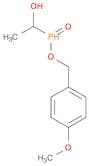 Phosphinic acid, (1-hydroxyethyl)-, (4-methoxyphenyl)methyl ester