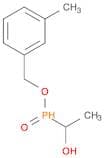 Phosphinic acid, (1-hydroxyethyl)-, (3-methylphenyl)methyl ester