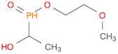 Phosphinic acid, (1-hydroxyethyl)-, 2-methoxyethyl ester