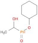 Phosphinic acid, (1-hydroxyethyl)-, cyclohexyl ester