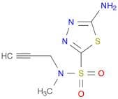 1,3,4-Thiadiazole-2-sulfonamide, 5-amino-N-methyl-N-2-propynyl-