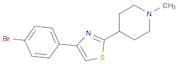 Piperidine, 4-[4-(4-bromophenyl)-2-thiazolyl]-1-methyl-