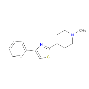 Piperidine, 1-methyl-4-(4-phenyl-2-thiazolyl)-