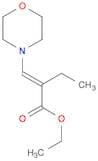 Butanoic acid, 2-(4-morpholinylmethylene)-, ethyl ester, (E)-
