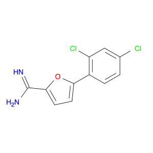 2-Furancarboximidamide, 5-(2,4-dichlorophenyl)-