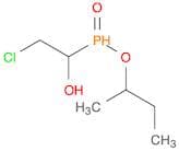 Phosphinic acid, (2-chloro-1-hydroxyethyl)-, 1-methylpropyl ester