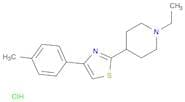 Piperidine, 1-ethyl-4-[4-(4-methylphenyl)-2-thiazolyl]-, hydrochloride