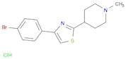 Piperidine, 4-[4-(4-bromophenyl)-2-thiazolyl]-1-methyl-, hydrochloride