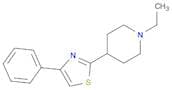 Piperidine, 1-ethyl-4-(4-phenyl-2-thiazolyl)-