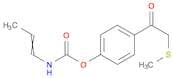 Carbamic acid, 1-propenyl-, 4-[(methylthio)acetyl]phenyl ester