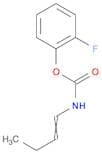 Carbamic acid, 1-butenyl-, 2-fluorophenyl ester
