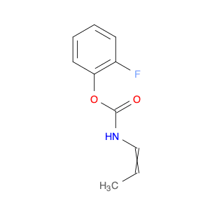 Carbamic acid, 1-propenyl-, 2-fluorophenyl ester