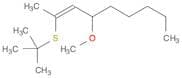 2-Nonene, 2-[(1,1-dimethylethyl)thio]-4-methoxy-, (Z)-