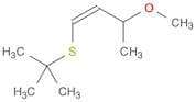 1-Butene, 1-[(1,1-dimethylethyl)thio]-3-methoxy-, (Z)-