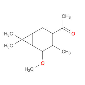Ethanone, 1-(5-methoxy-4,7,7-trimethylbicyclo[4.1.0]hept-3-yl)-