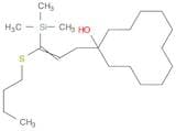 Cyclododecanol, 1-[3-(butylthio)-3-(trimethylsilyl)-2-propenyl]-