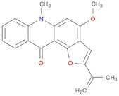 4-Methoxy-6-methyl-2-(prop-1-en-2-yl)furo[2,3-a]acridin-11(6H)-one