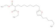 Propanedioic acid, [8-(5-hexyl-2-furanyl)octyl]-, diethyl ester