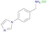 (4-(1H-Imidazol-1-yl)phenyl)methanamine hydrochloride