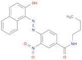 Benzamide, N-butyl-4-[(2-hydroxy-1-naphthalenyl)azo]-3-nitro-