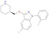 (S)-5-Fluoro-1-(2-fluorophenyl)-3-(piperidin-3-ylmethoxy)-1H-indazole