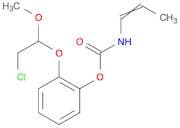 Carbamic acid, 1-propenyl-, 2-(2-chloro-1-methoxyethoxy)phenyl ester