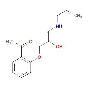 Ethanone, 1-[2-[2-hydroxy-3-(propylamino)propoxy]phenyl]-