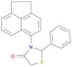 4-Thiazolidinone, 3-(1,2-dihydro-5-acenaphthylenyl)-2-phenyl-