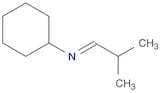 Cyclohexanamine, N-(2-methylpropylidene)-, (E)-