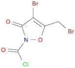 2(3H)-Isoxazolecarbonyl chloride, 4-bromo-5-(bromomethyl)-3-oxo-