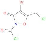 2(3H)-Isoxazolecarbonyl chloride, 4-bromo-5-(chloromethyl)-3-oxo-